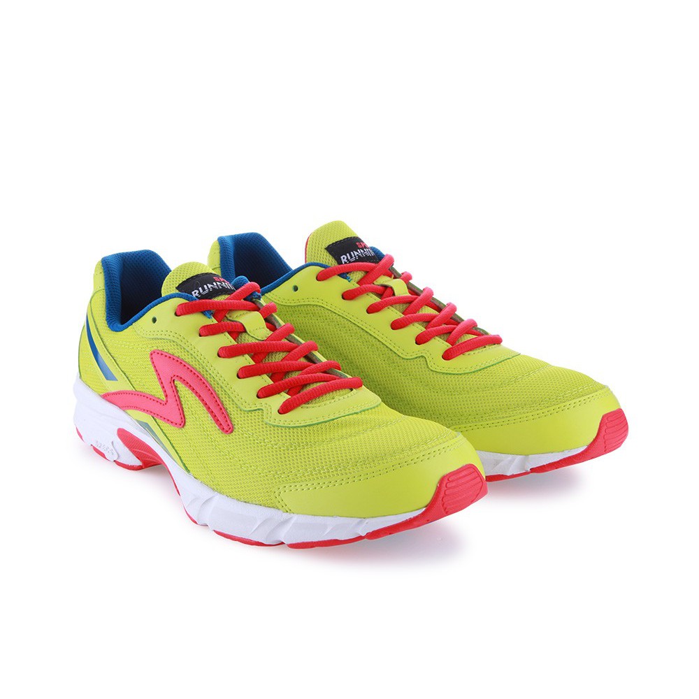Sepatu Running Specs 200448 Cartenz Toxic Green Navy Emperor Red
