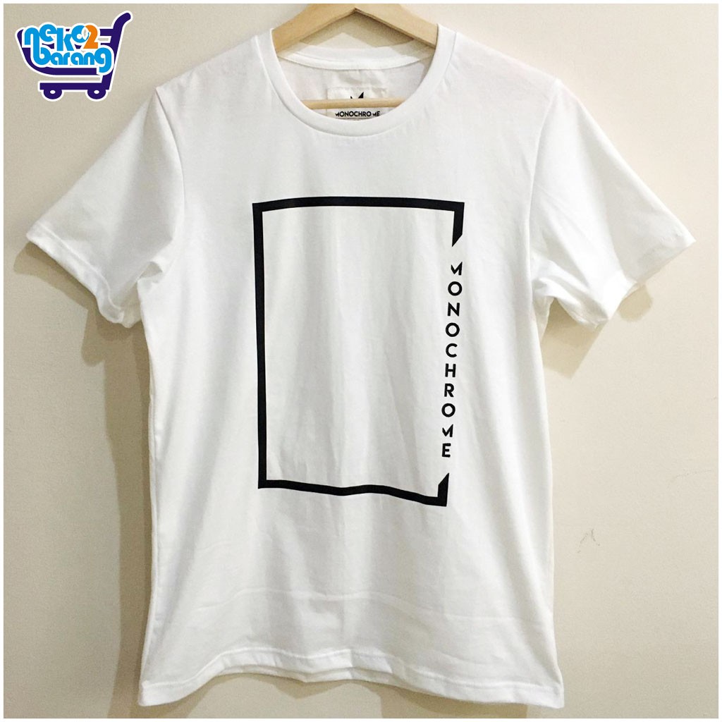 Kaos Monochrome Putih