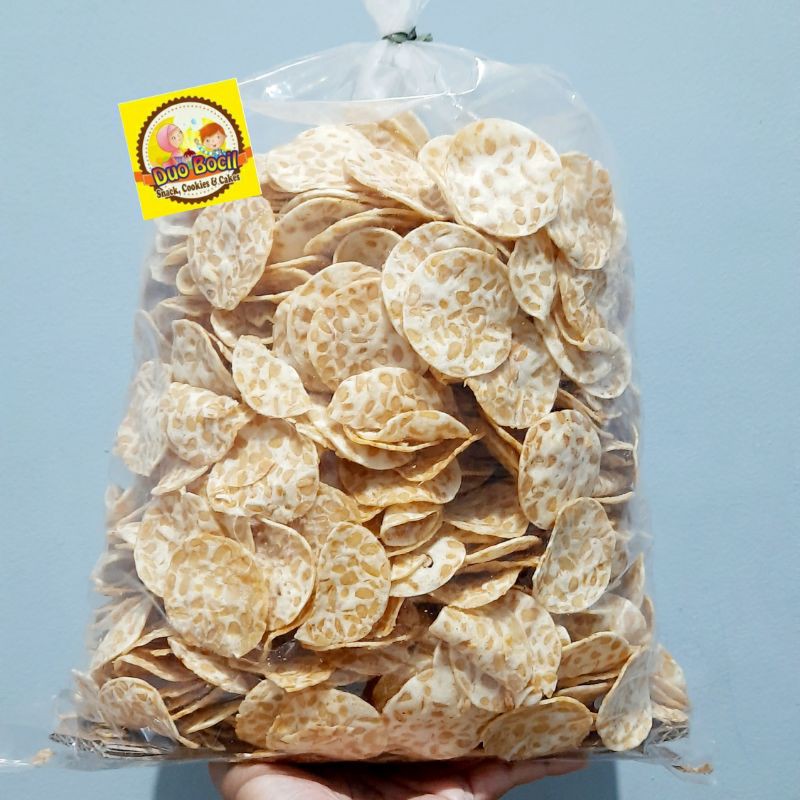

2 Kg Keripik Tempe Oven Mini Spesial per Bal - Duo Bocil Snack
