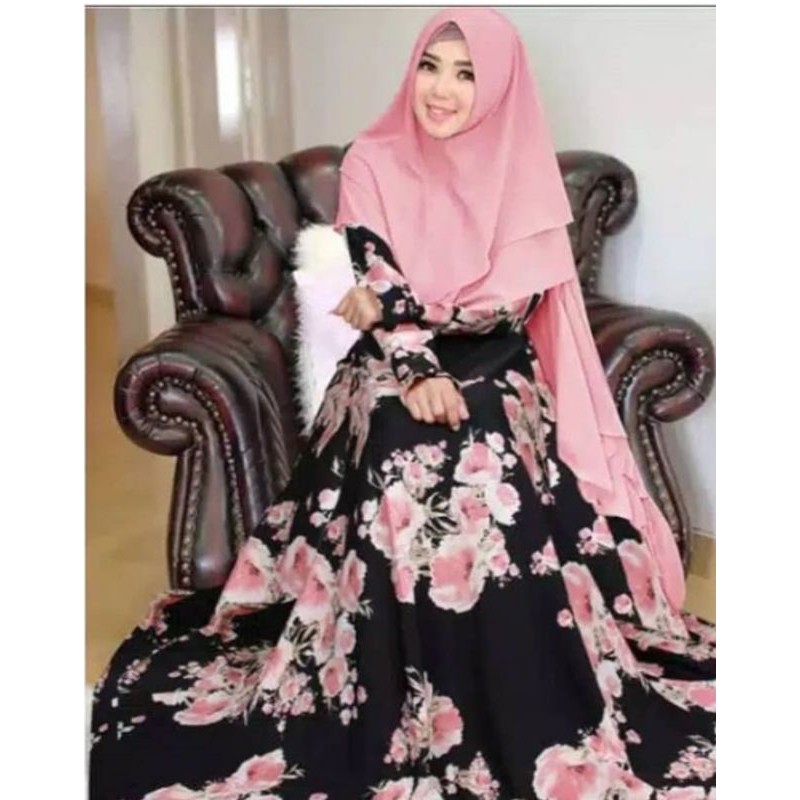 GAMIS SYAR'I ASDF MONALISA PREMIUM SET HIJAB CERUTY