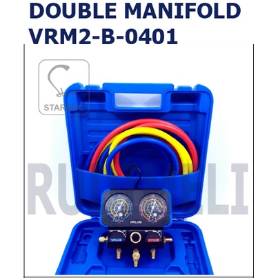 DOUBLE MANIFOLD  GAUGE VALUE VRM2-B-0401