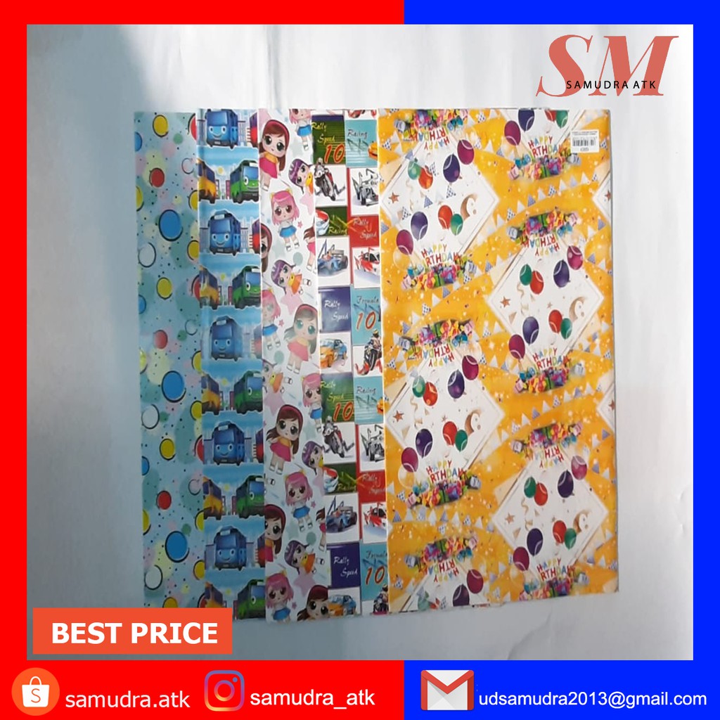 

KERTAS KADO KIKY-50PC-SAMUDRA ATK