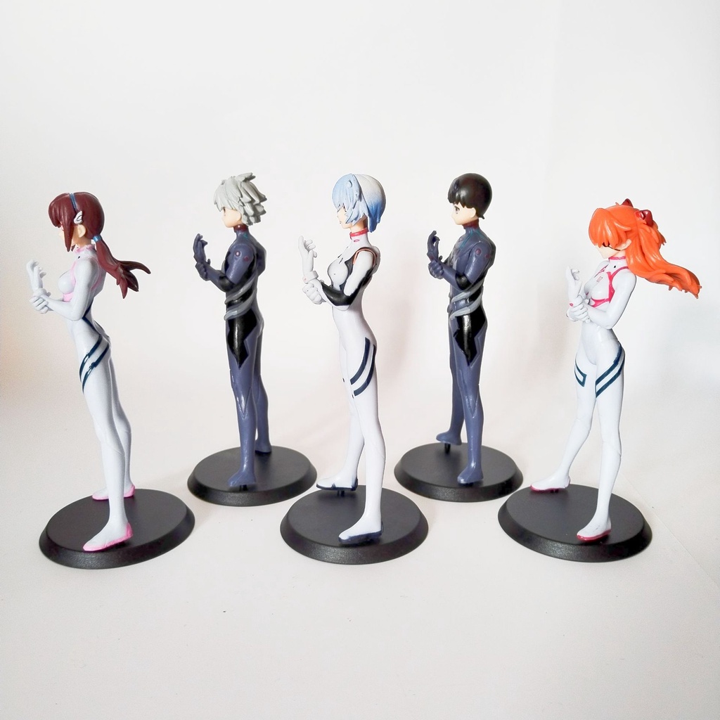 5pcs Mainan Action Figure Seri Ayanami Rei Gasha Evangelion 03