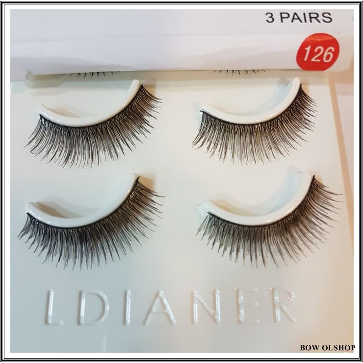 (BOW) Ldianer natural fashion eyelashes 3 pairs 126