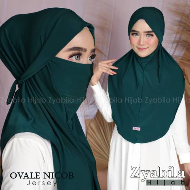 Oval niqob /hijab instan niqob
