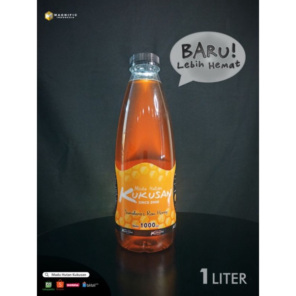 

Madu Hutan Kukusan - Madu murni tanpa pasteurisasi 1000ml