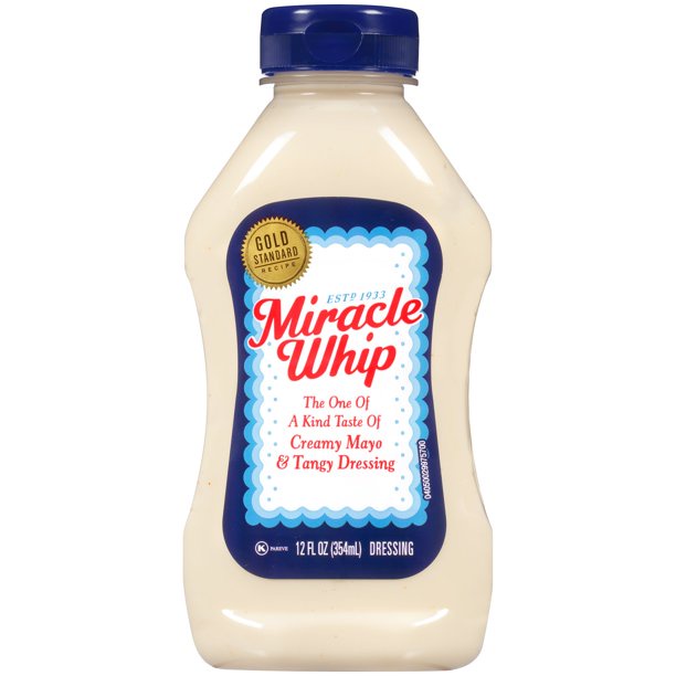 

Miracle Whip Creamy Mayonnaise Mayo Tangy Dressing USA Food Saus Cream