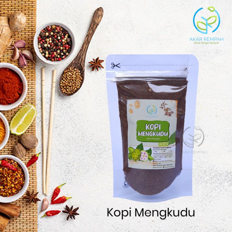 

Kopi Mengkudu Bubuk / Noni / Kopi Pace / Serbuk Kudu / Bubuk Buah Mengkudu