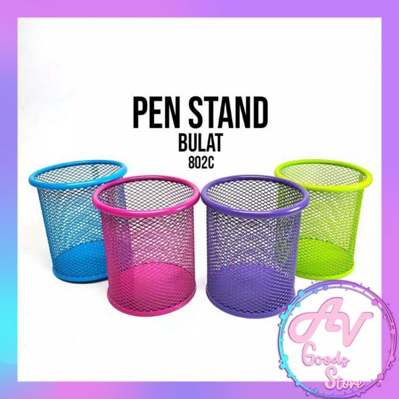

Pen Stand / tempat pulpen / tempat pensil berdiri / pen stand besi BULAT 802