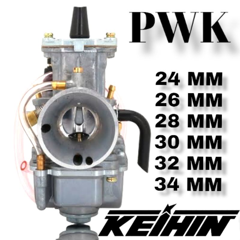 [ KEIHIN ]  KARBURATOR RACING KARBU PWK 24 26 28 30 32 34 KEIHIN