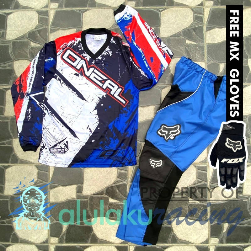 Jersey &amp; Celana MX Trail Motocross - Paket Bundling ONCT0507-F41