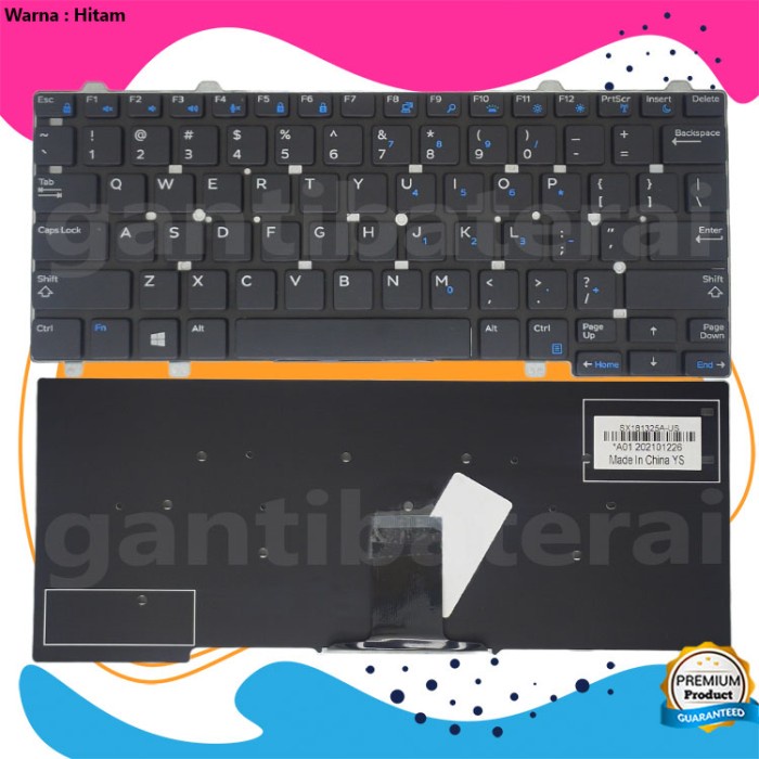 Keyboard Dell E5250 E7270 E5270 E7250 12-9250 12-7275 11-3150 11-3160