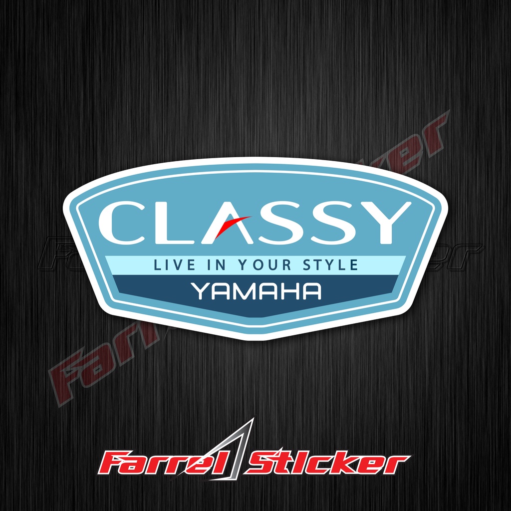 stiker fazzio nmax aerox sticker CLASSY YAMAHA