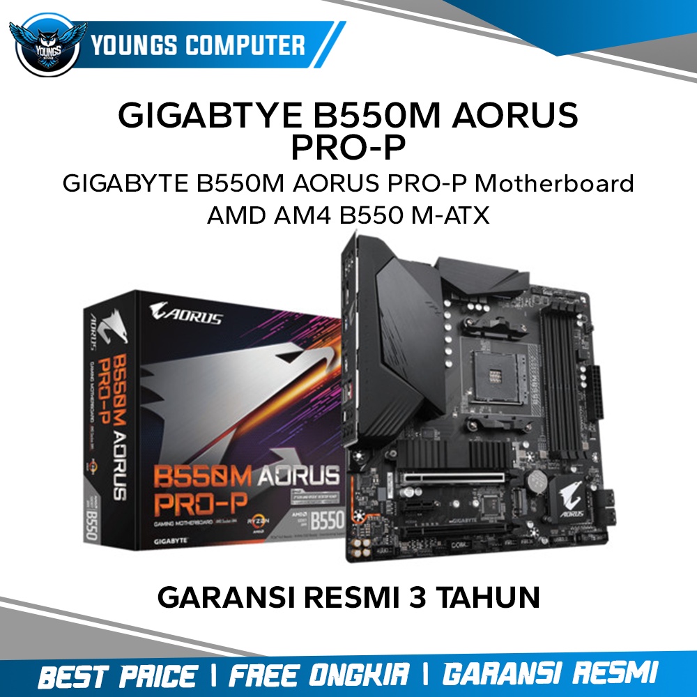 GIGABYTE B550M AORUS PRO-P | Motherboard AMD AM4 B550 M-ATX