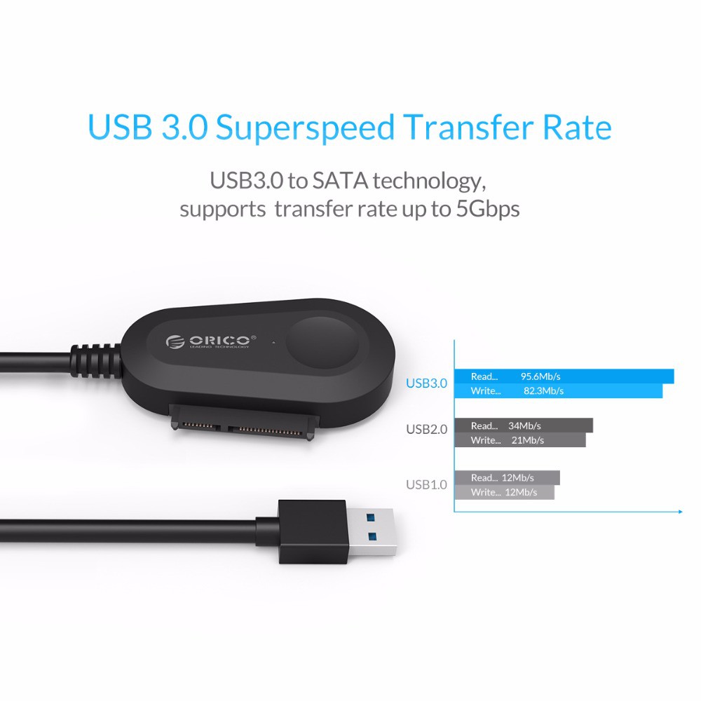 ORICO 25UTS 2.5 inch SATA3 SSD HDD Adapter to USB 3.0