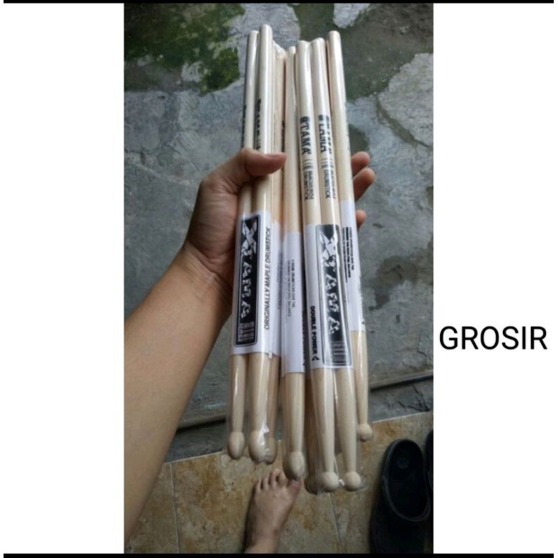 PROMO sepasang Maple stik drum stick 5a dan 5b dan 7a obral harga maple stick mapel mepel