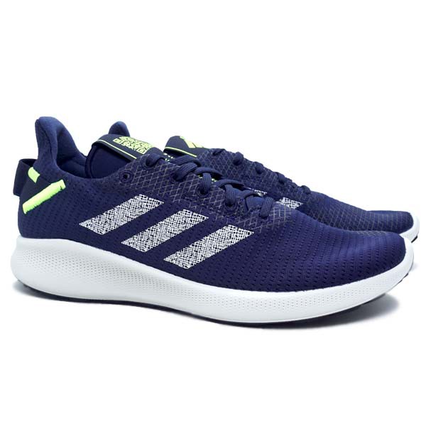 Sepatu Running Adidas SenseBounce+Street M - Conavy/Ftwwht/Syello