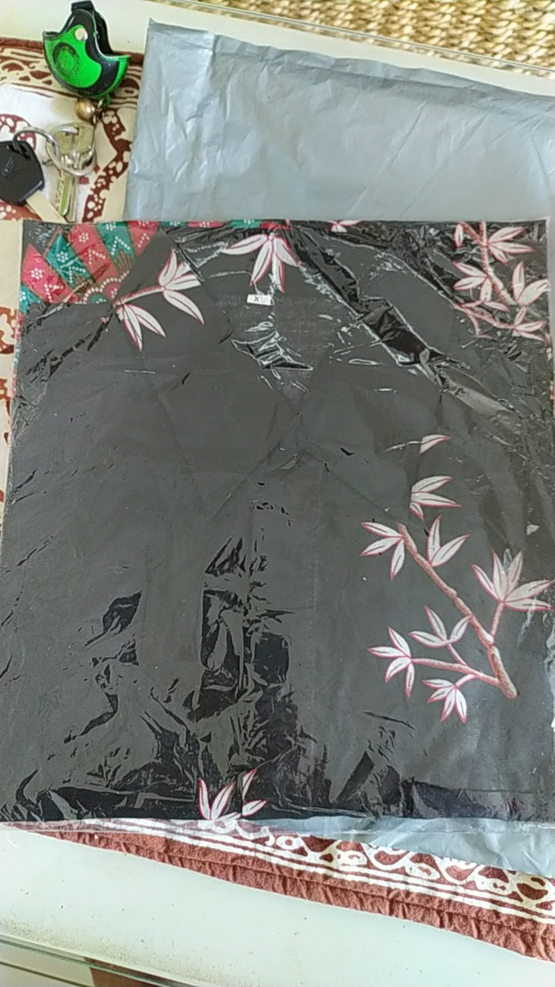 Batik Couple Keluarga Sania Ruffle Ori Ndoro Jowi Dnt Motif Kipas