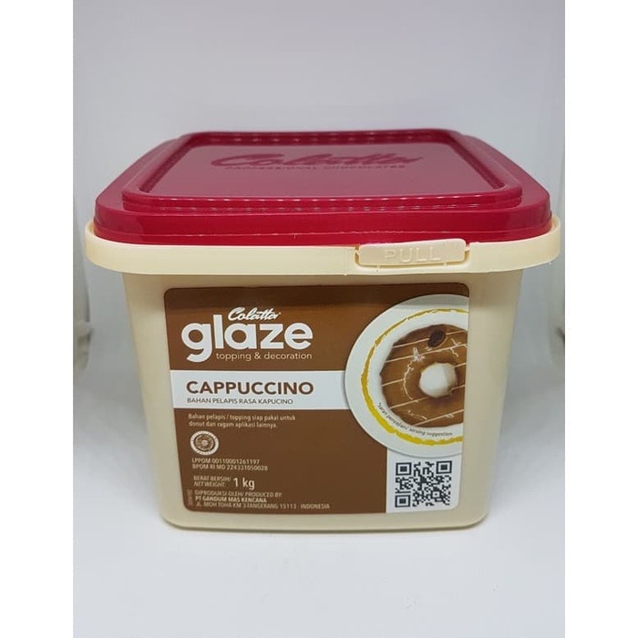 COLATTA Glaze Cappuccino 1 kg Dip Topping Selai Capucino