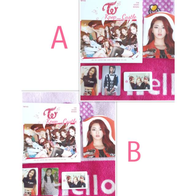 [READY UNSEALED] (BACA DESKRIPSI) Twice The Story Begins fullset Mina/Jeongyeon/Tzuyu/unit photocard
