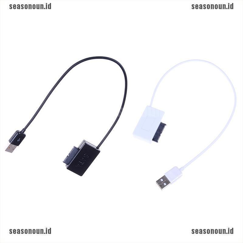 (sea) Kabel Konverter USB Ke 13Pin Slim SATA / IDE Untuk CD / DVD Rom Optik