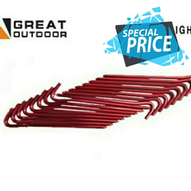 Pasak Alloy Tenda Great Outdoor / Pasak Tenda