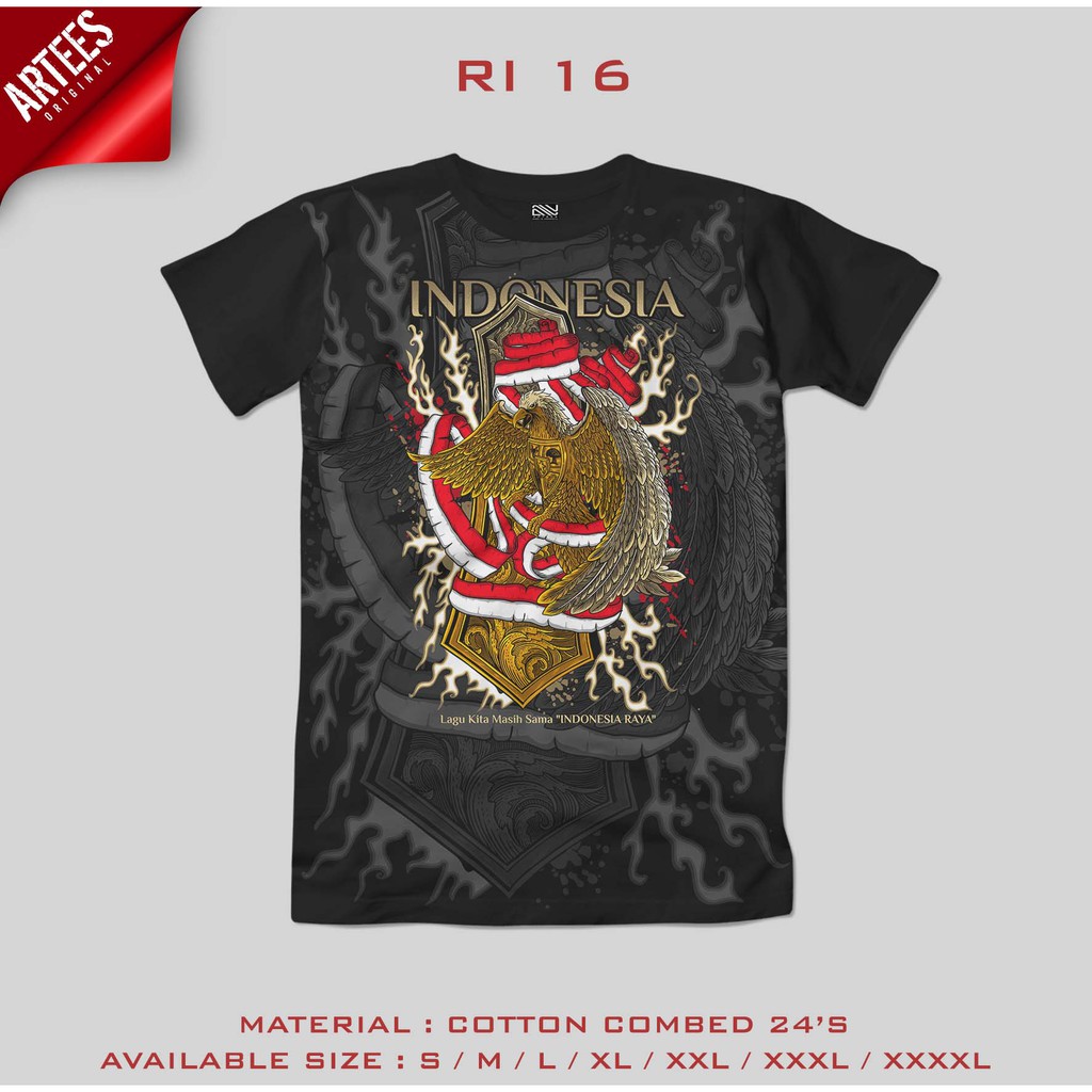 KAOS INDONESIA PRIA UNIK RI-16 ARTEES 2021