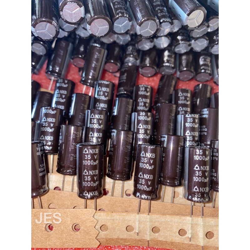 Kapasitor Elco 1000uf 35v NXB Original Kualitas Bagus (Renceng)