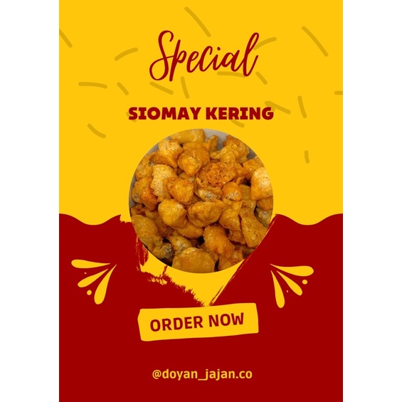 

Siomay kering