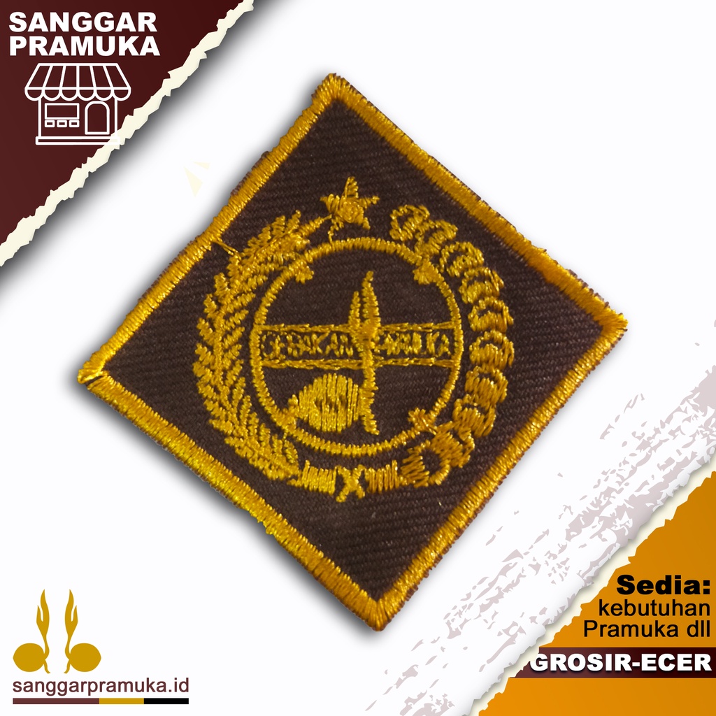 Badge Tunas Putra / Tunas Saku Pramuka / Badge Tunas Kelapa