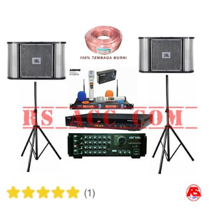 Paket Sound System Bmb + Jbl + Mic Wireless + Dvd Karaoke ( Original )