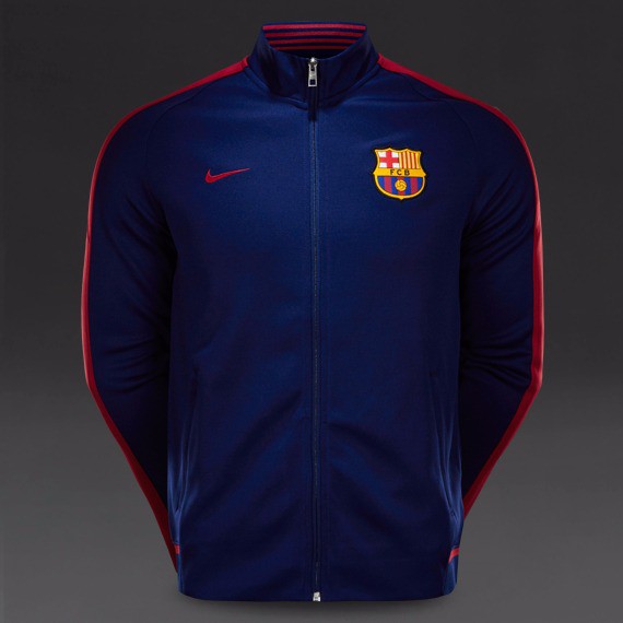 CUCI GUDANG Jaket Barcelona Navy 2015-2016 TERBARU