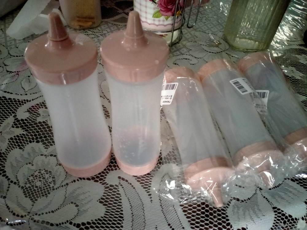 Botol Wadah Saus / Salad / Bumbu Masak Dengan Bahan Stainless Steel