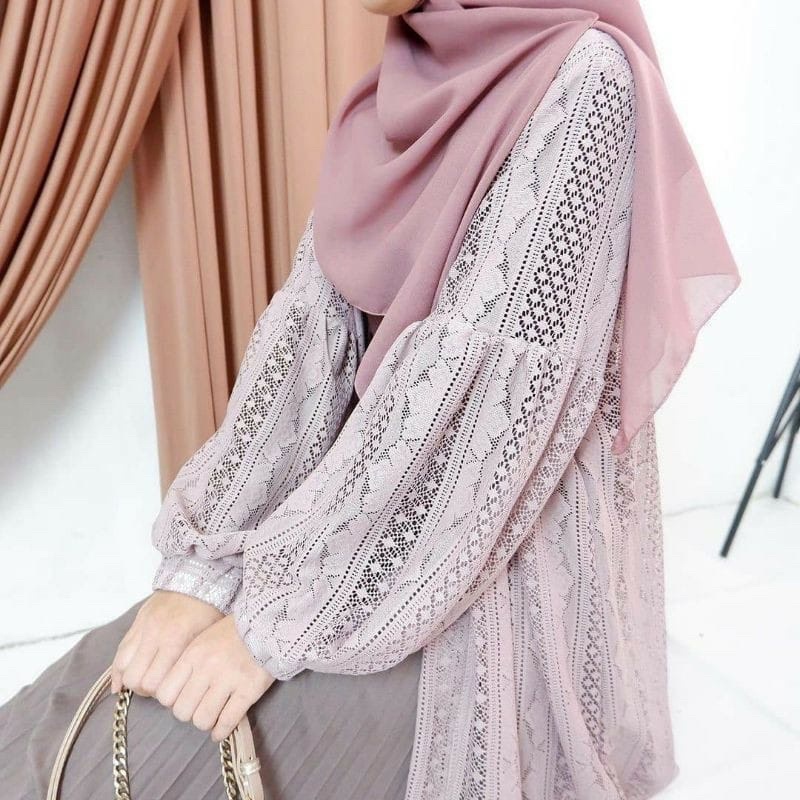 (RPA) CARDI BEYZA BROKAT LONG CARDIGAN PREMIUM