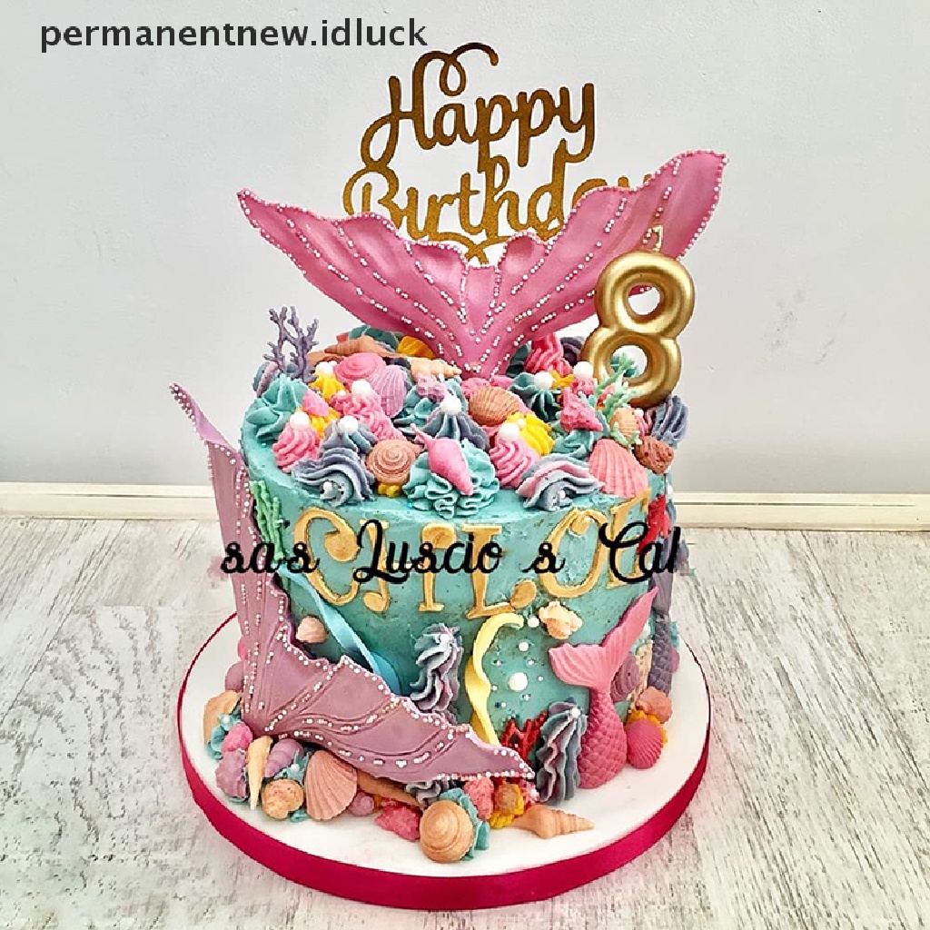 Cetakan Kue Coklat Permen Bahan Silikon Tema Laut Untuk Dekorasi