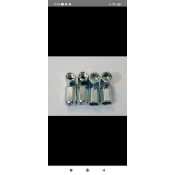 Nutsert M6-Hexagonal-Bibir Tipis-Rivet Nut-Mur Tanam Insert