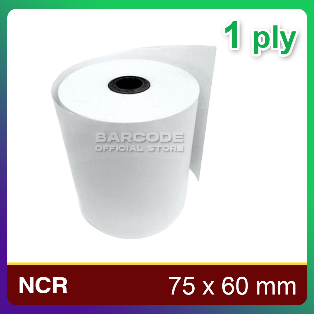 

Kertas Struk NCR 75x60 mm (1 Ply) for Printer EPSON TMU 220