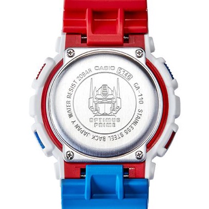 G-SHOCK TRANSFORMER LIMITED EDITION GA-110 GA110 OPTIMUS PRIME AUTOLIGHT