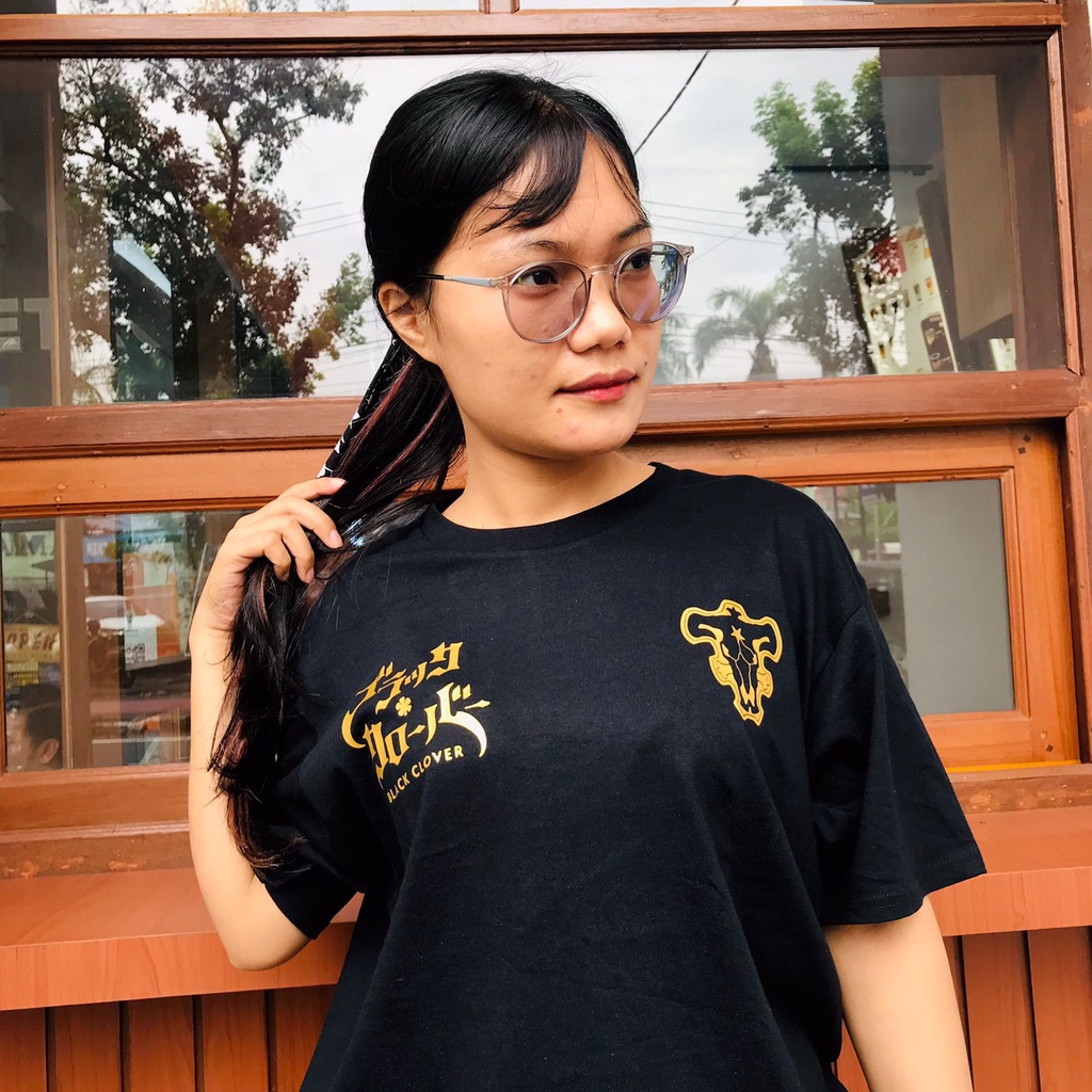 Tshirt BlackBull Black Clover Gold