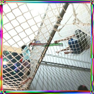 Jaring Outbound Nilon 10mm Safety Net Proyek Hammock Loft Net Pengaman