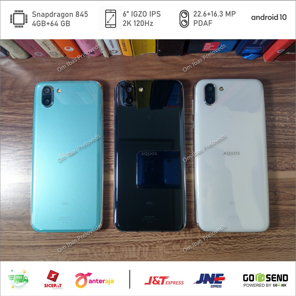 Sharp SHV42 (AQUOS R2) Snapdragon 845 4/64 Mulus Normal