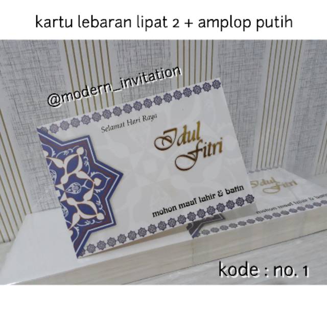 

KARTU LEBARAN LIPAT 2 + AMPLOP PUTIH SALE!!