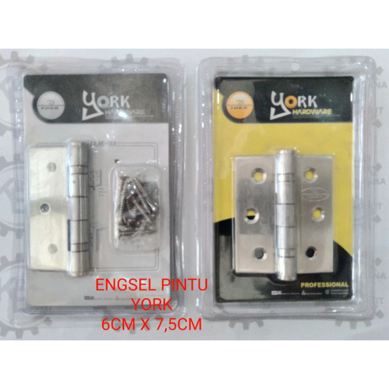 ENGSEL PINTU 6CM X 7,5CM / ENGSEL JENDELA YORK