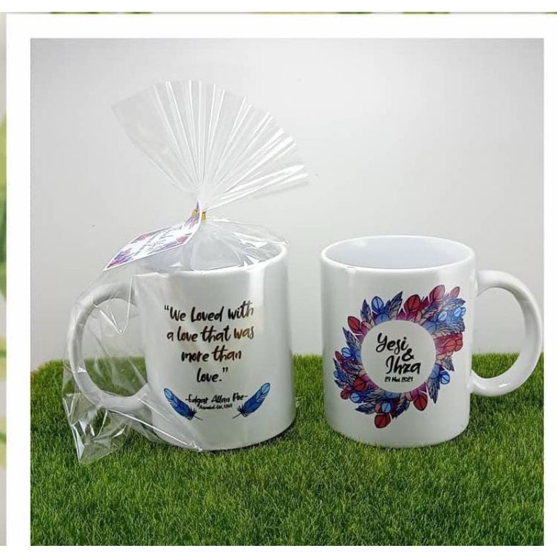 Souvenir murah gelas mug sablon