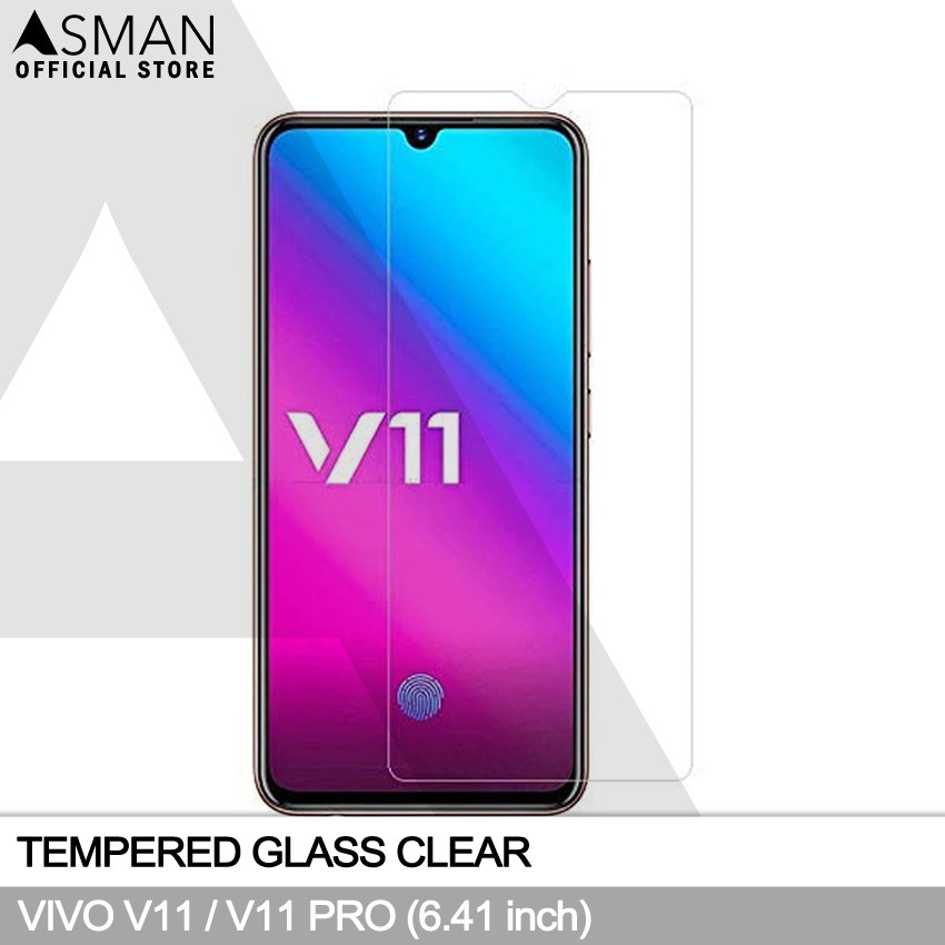 Tempered Glass VIVO V11 / V11 Pro (6.41&quot;) | Anti Gores Pelindung Layar Kaca - Bening