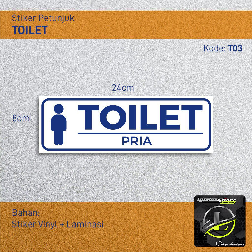 

Sticker | Stiker PENUNJUK TOILET - WC