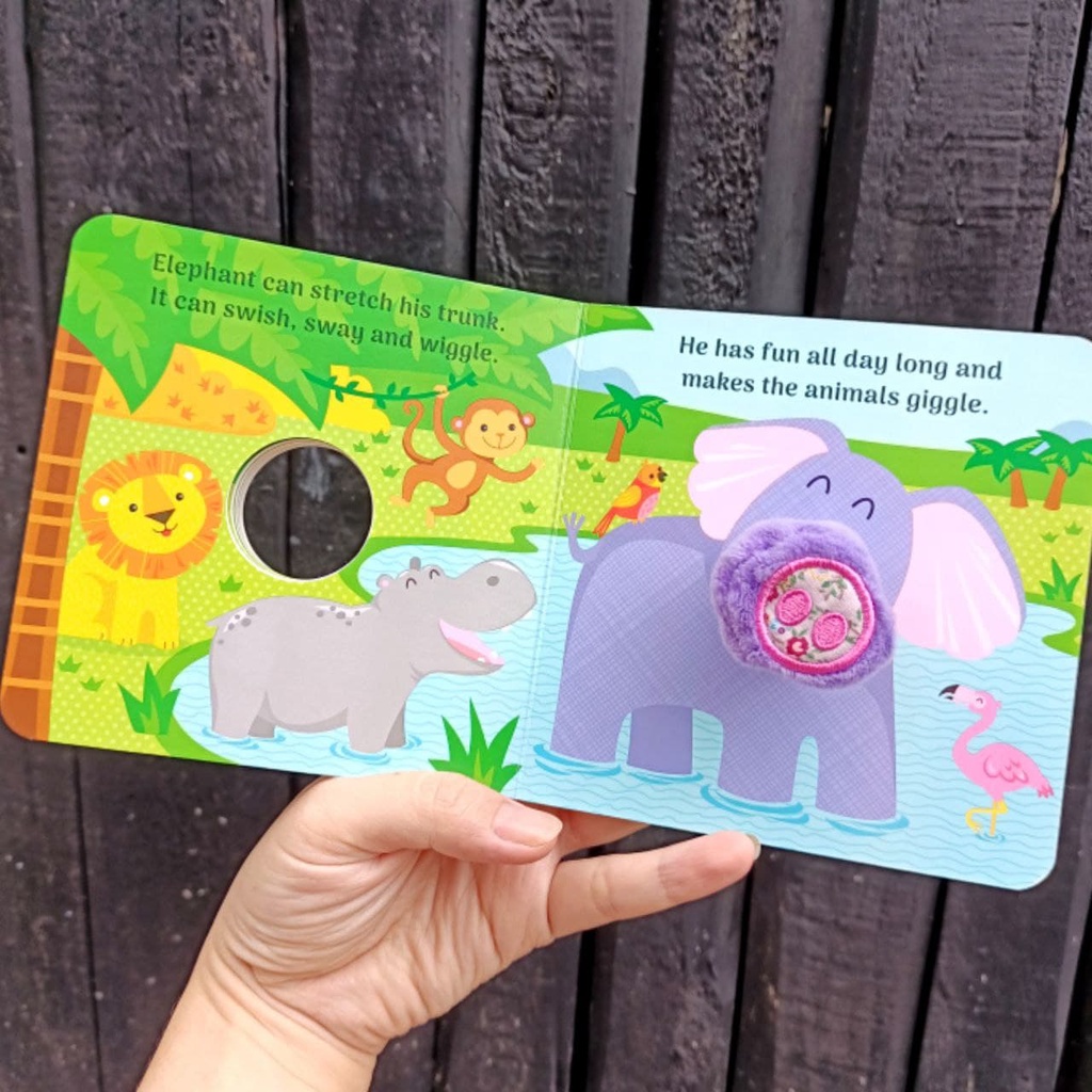 [Igloo Books] Bebek Kecil Finger Puppet Story Board Book (Bebek Kecil & Elephant)-7