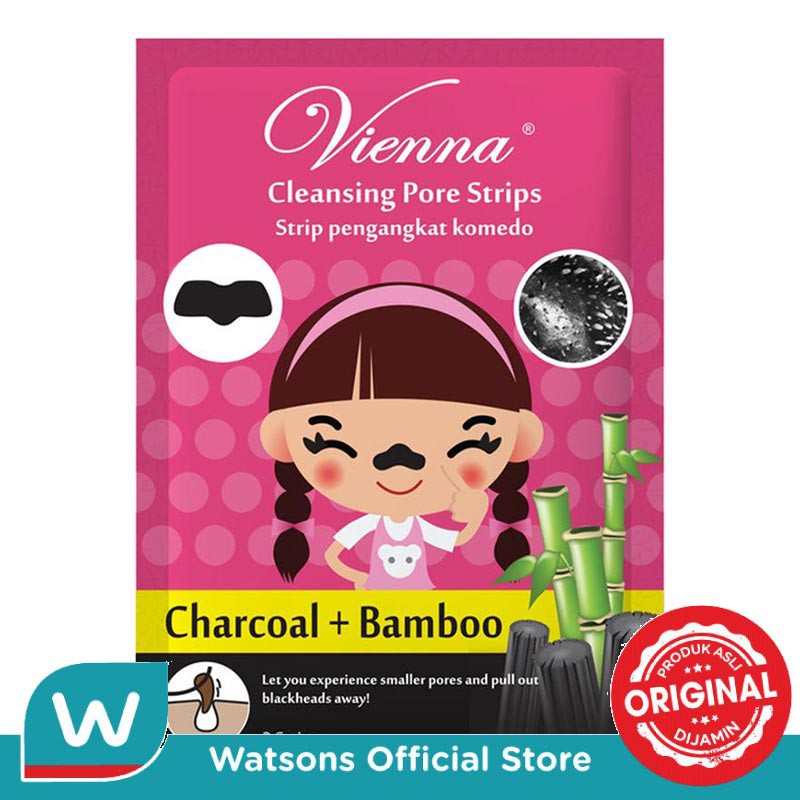 Vienna Pengangkat Komedo Cleansing Pore Strips 3pcs
