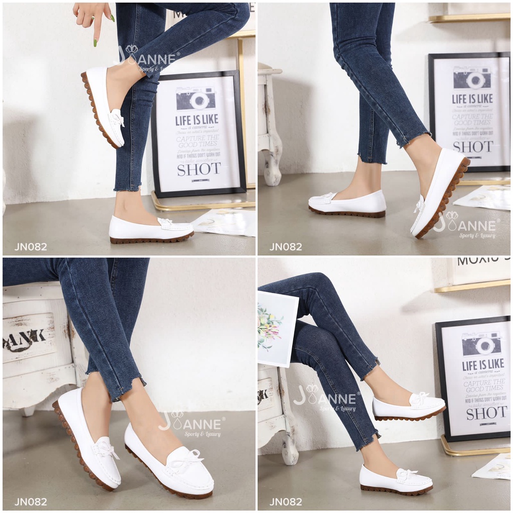 JOANNE Loafers Shoes Sepatu Kerja Pita #JN082 ORIGINAL (RESTOCK)