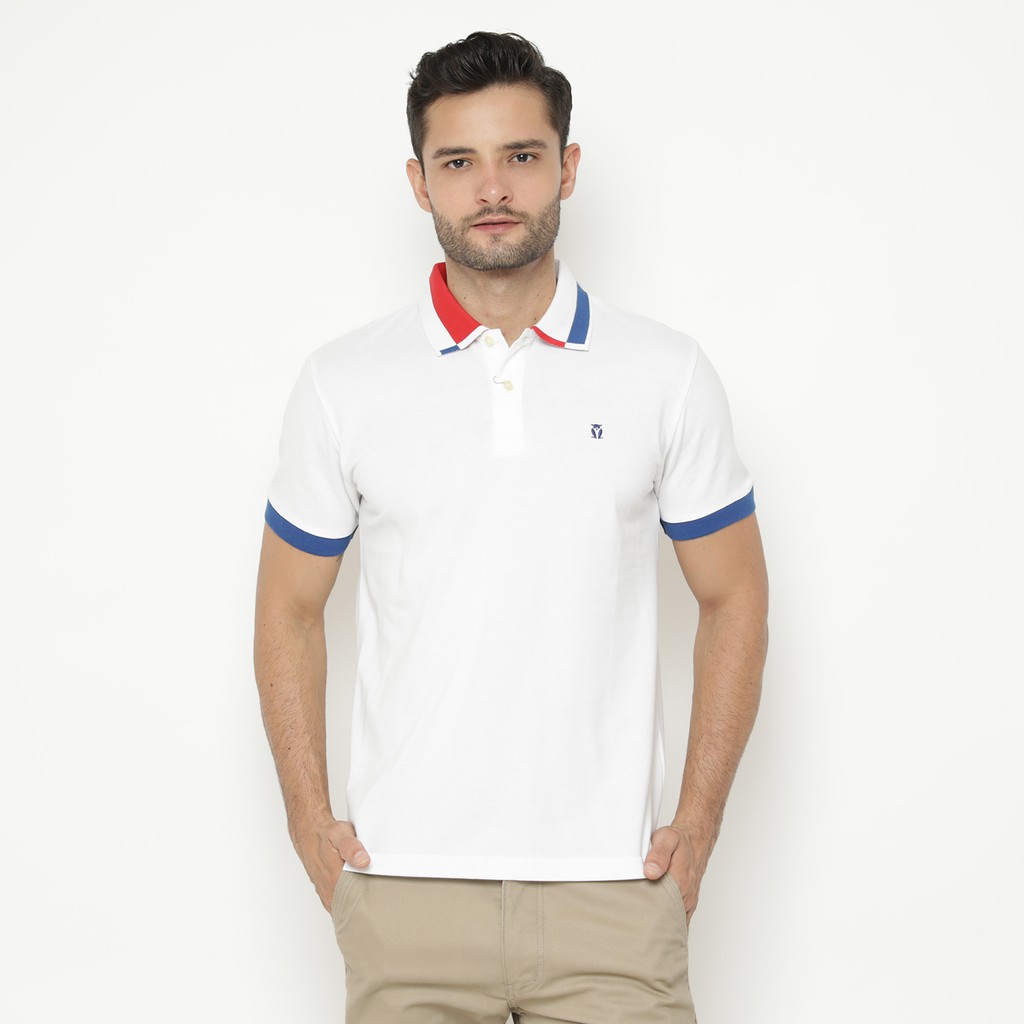 

AXTON Kaos Polo Pria Katun/ Kaos Kerah Motif Tricolor #XPM009-NAVY - BLUE GREY - WHITE - DARK GREEN
